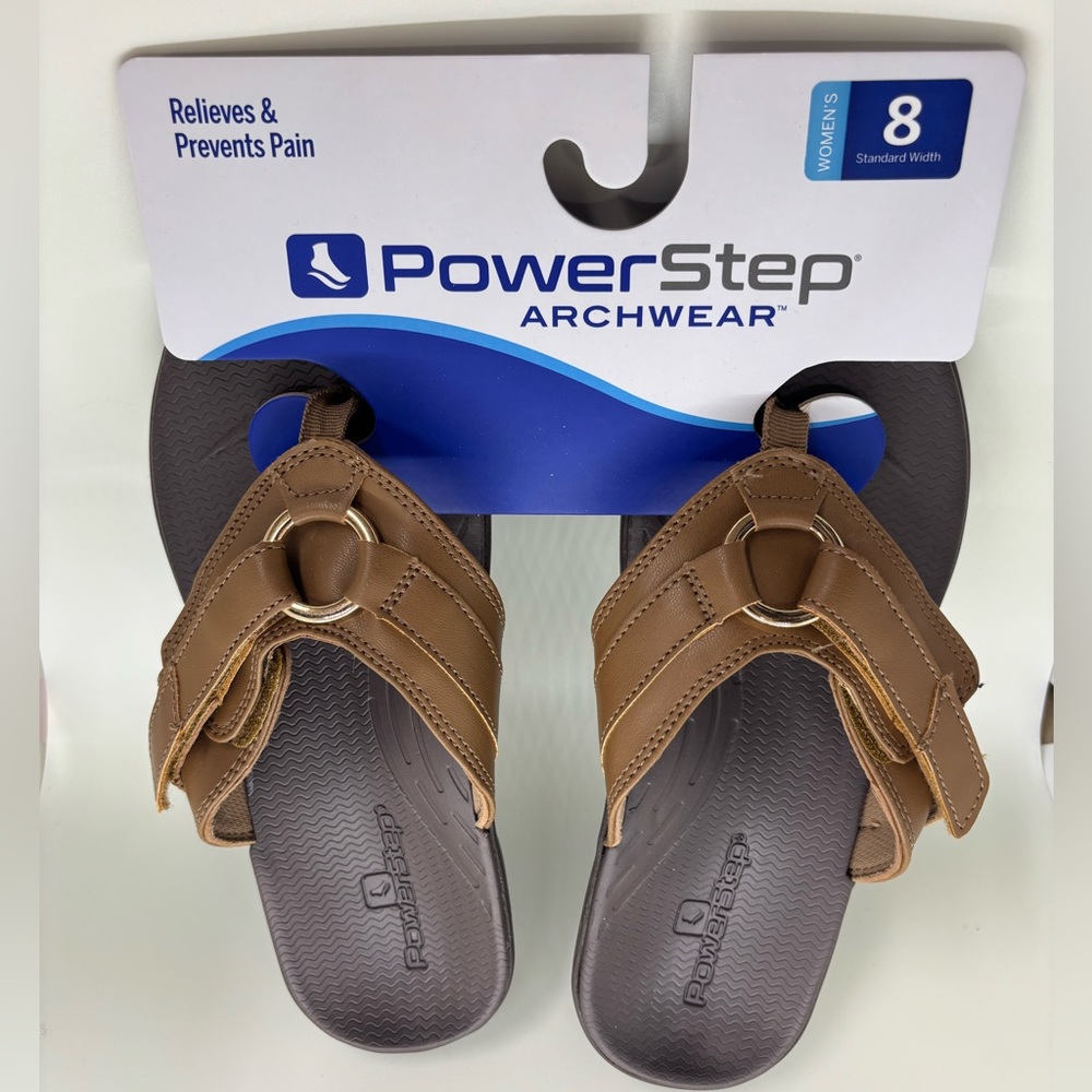 PowerStep Archwear Brown Sandals
